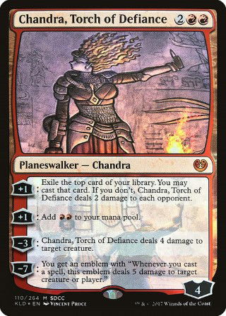 Chandra, Torch of Defiance (Kaladesh Promo)